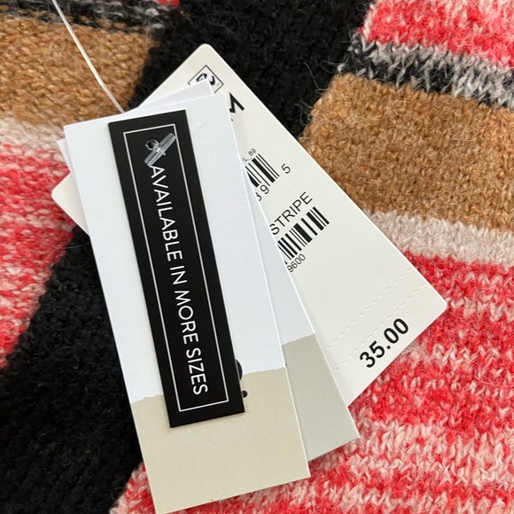 BP womens oversized red and black striped sweater - Picture 6 of 6